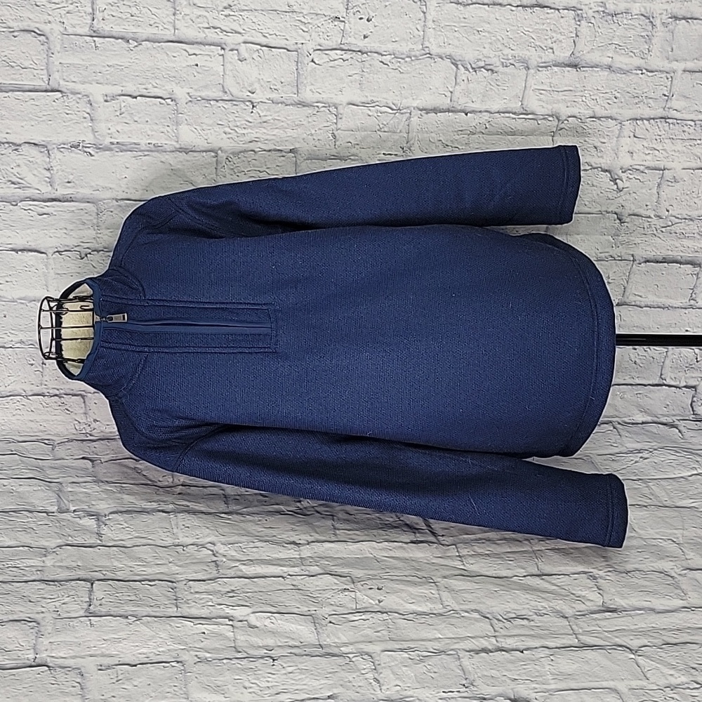 ORVIS Blue 1/2 Zippered Men's Pullover Large